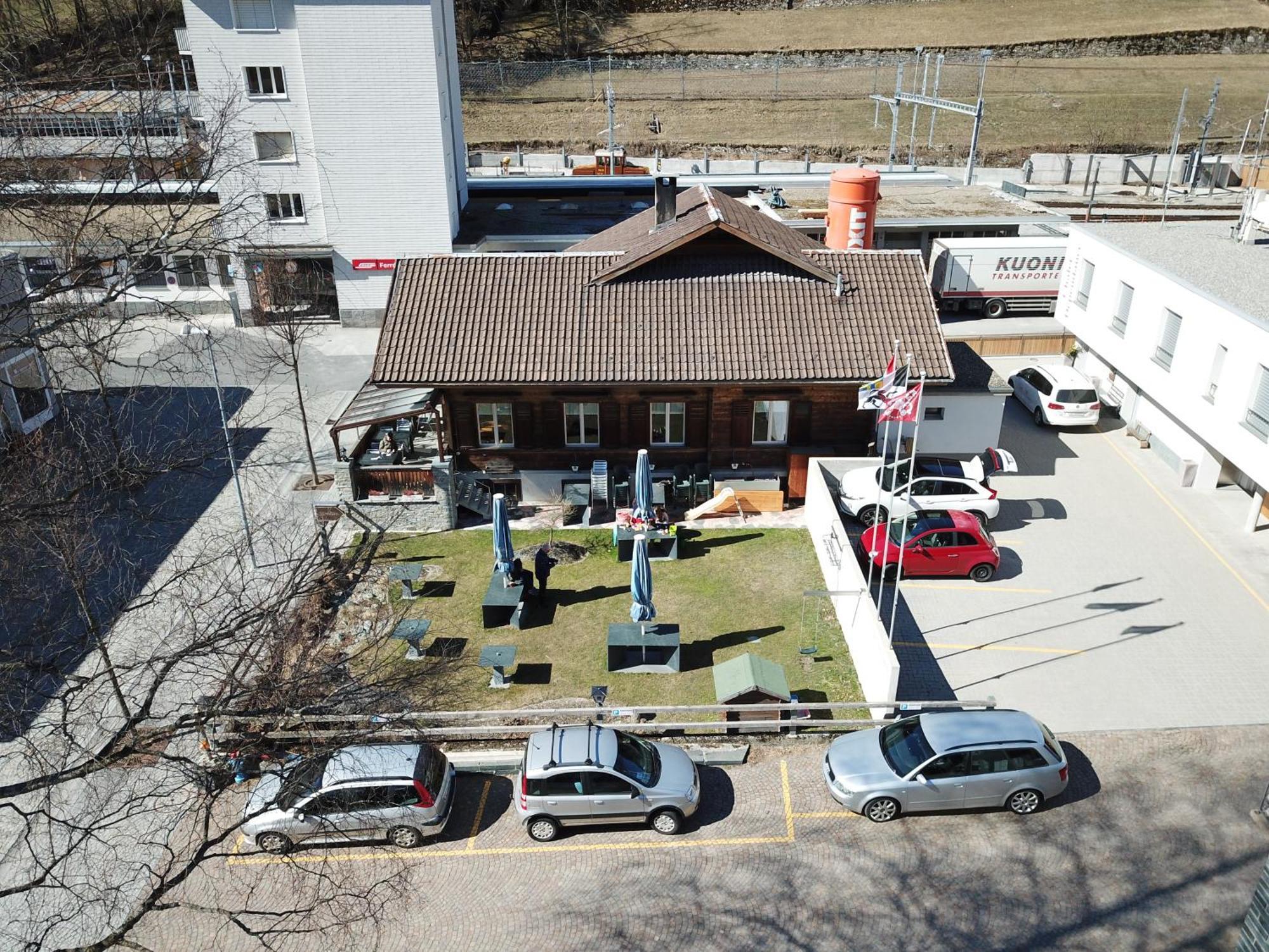 Ristorante Pensione Chalet Stazione Poschiavo Luaran gambar